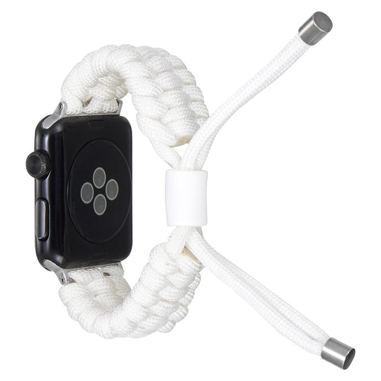 Stretch Plain Silicone Bean Watch Band For Apple Watch 8 45mm(White) -  by PMC TechLife | Online Shopping South Africa | PMC TechLife