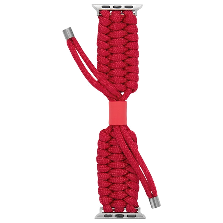 Stretch Plain Silicone Bean Watch Band For Apple Watch 7 45mm(Red) -  by PMC TechLife | Online Shopping South Africa | PMC TechLife