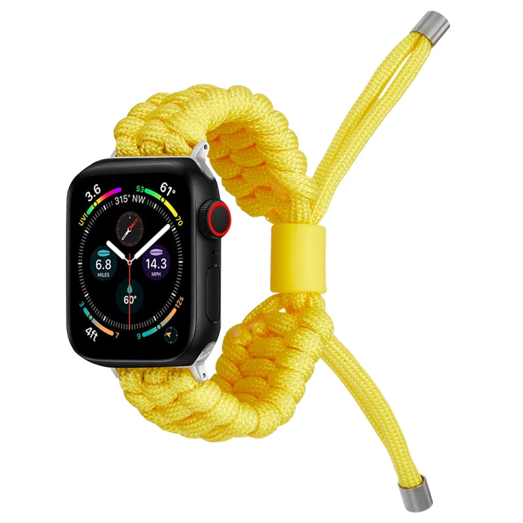 Stretch Plain Silicone Bean Watch Band For Apple Watch SE 2022 40mm(Yellow) -  by PMC TechLife | Online Shopping South Africa | PMC TechLife