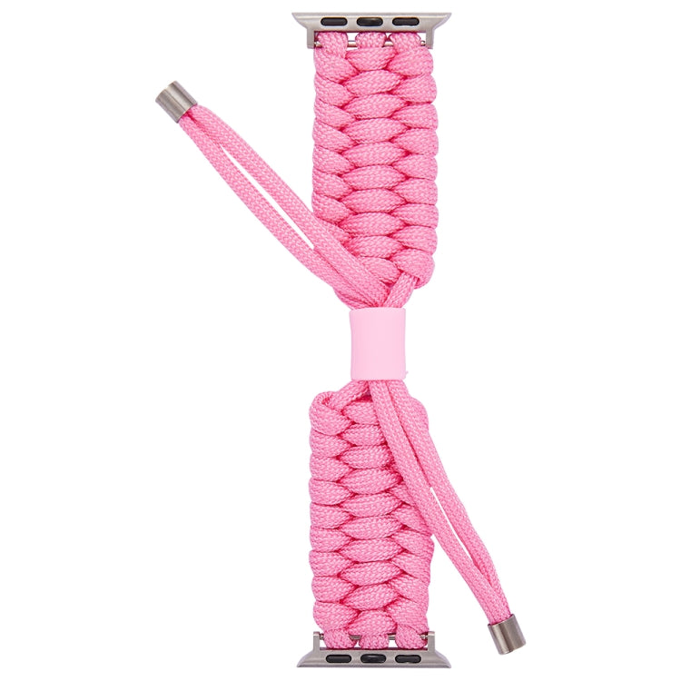 Stretch Plain Silicone Bean Watch Band For Apple Watch SE 2022 40mm(Light Pink) -  by PMC TechLife | Online Shopping South Africa | PMC TechLife