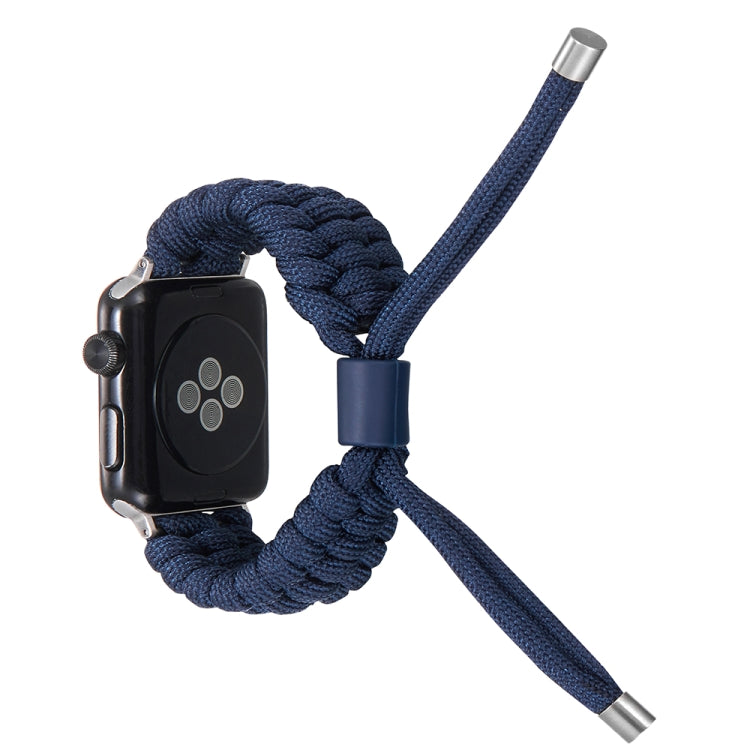 Stretch Plain Silicone Bean Watch Band For Apple Watch SE 40mm(Navy Blue) -  by PMC TechLife | Online Shopping South Africa | PMC TechLife