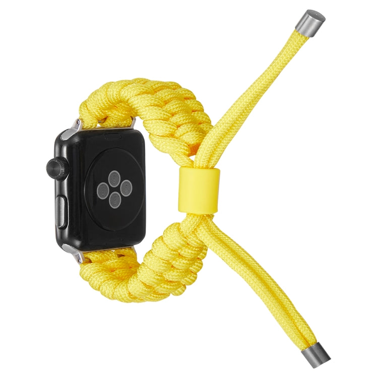 Stretch Plain Silicone Bean Watch Band For Apple Watch SE 40mm(Yellow) -  by PMC TechLife | Online Shopping South Africa | PMC TechLife