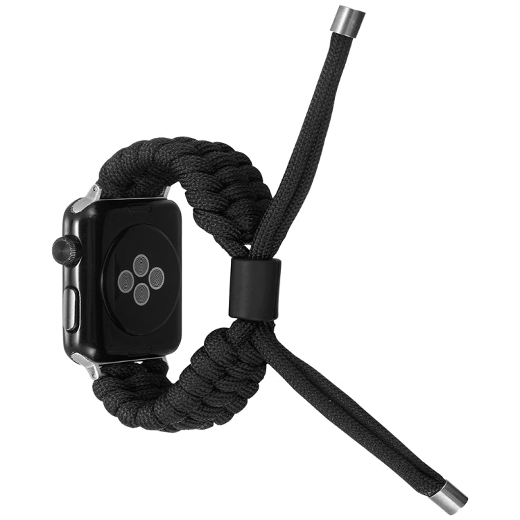 Stretch Plain Silicone Bean Watch Band For Apple Watch 6 44mm(Black) -  by PMC TechLife | Online Shopping South Africa | PMC TechLife