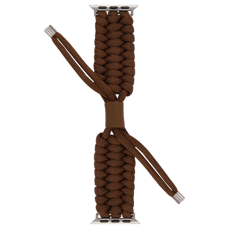 Stretch Plain Silicone Bean Watch Band For Apple Watch 3 38mm(Coffee Brown) -  by PMC TechLife | Online Shopping South Africa | PMC TechLife