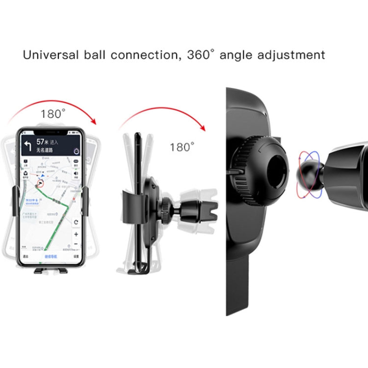 Yesido C71 Car Air Vent Rotatable Phone Holder(Black) - Universal Car Holders by Yesido | Online Shopping South Africa | PMC TechLife | Buy Now Pay Later Mobicred