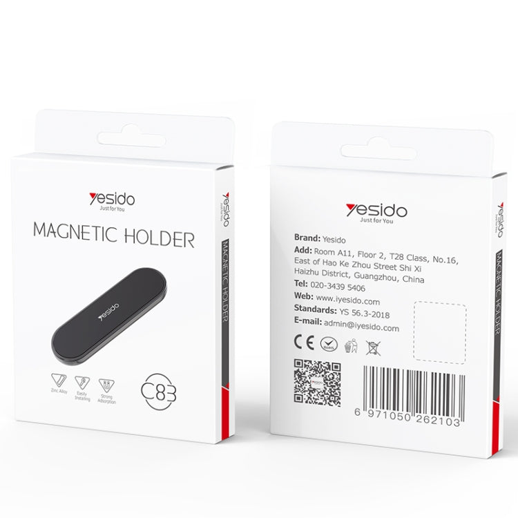 Yesido C83 Car Strong Magnetic Phone Holder(Silver) - Universal Car Holders by Yesido | Online Shopping South Africa | PMC TechLife | Buy Now Pay Later Mobicred