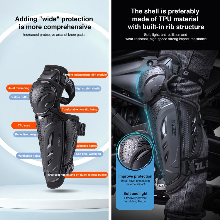 4 in 1 Elbow Pads Motolsg Motorcycle Bicycle Riding Protective Gear - Protective Gear by PMC TechLife | Online Shopping South Africa | PMC TechLife