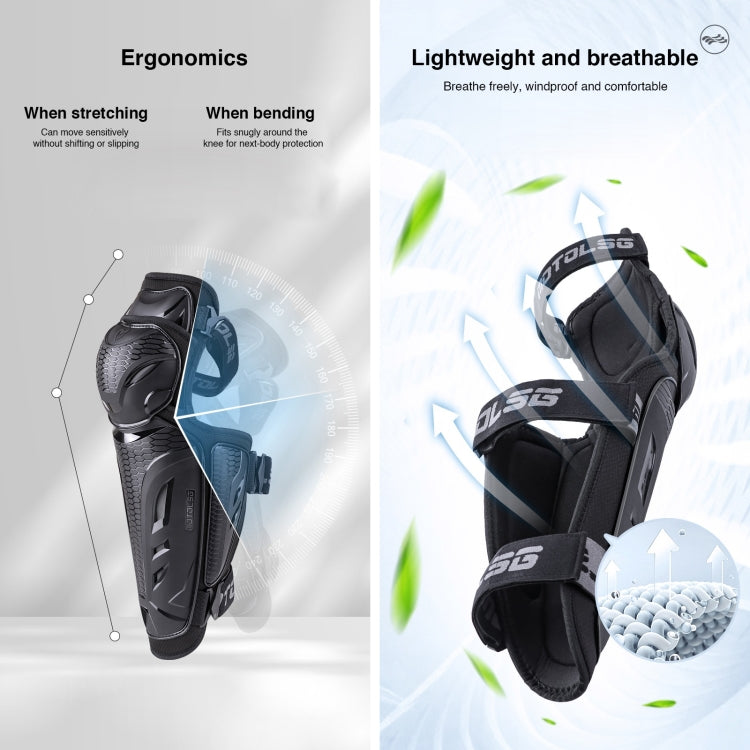 4 in 1 Elbow Pads Motolsg Motorcycle Bicycle Riding Protective Gear - Protective Gear by PMC TechLife | Online Shopping South Africa | PMC TechLife