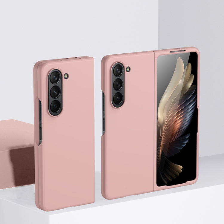 For Samsung Galaxy Z Fold5 Fuel Injection PC Skin Feel Phone Case(Pink) - free shipping - PMC TechLife - Order now!