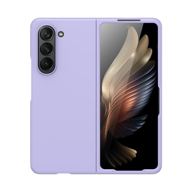 For Samsung Galaxy Z Fold5 Fuel Injection PC Skin Feel Phone Case(Purple) - free shipping - PMC TechLife - Order now!