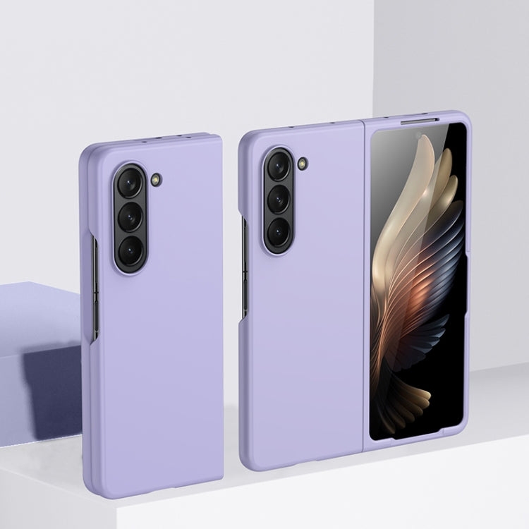 For Samsung Galaxy Z Fold5 Fuel Injection PC Skin Feel Phone Case(Purple) - free shipping - PMC TechLife - Order now!