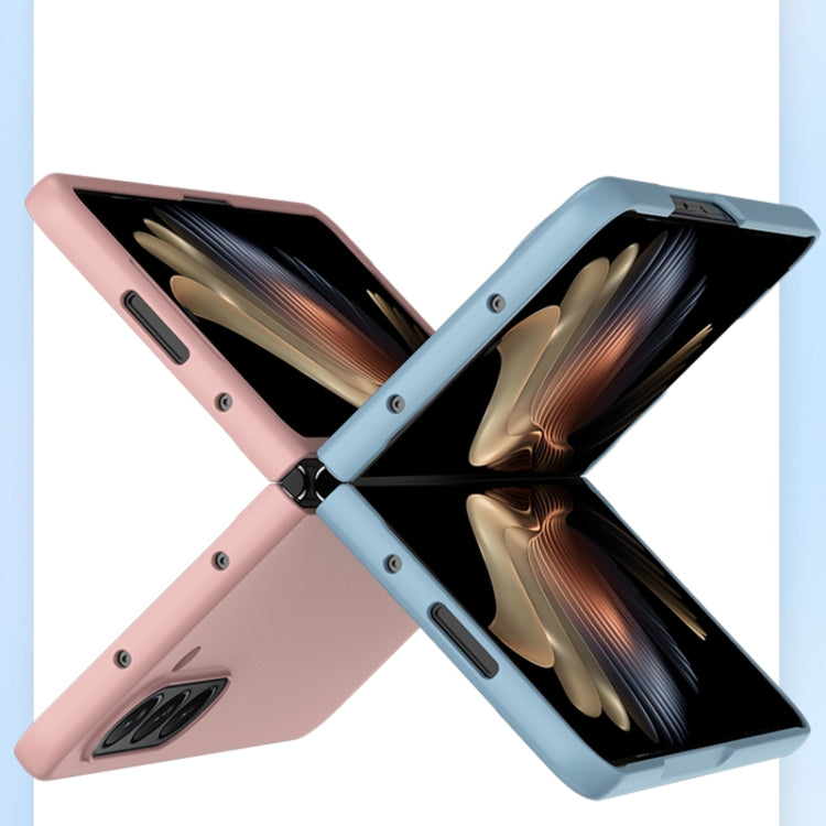 For Samsung Galaxy Z Fold5 Fuel Injection PC Skin Feel Phone Case(Sky Blue) - free shipping - PMC TechLife - Order now!