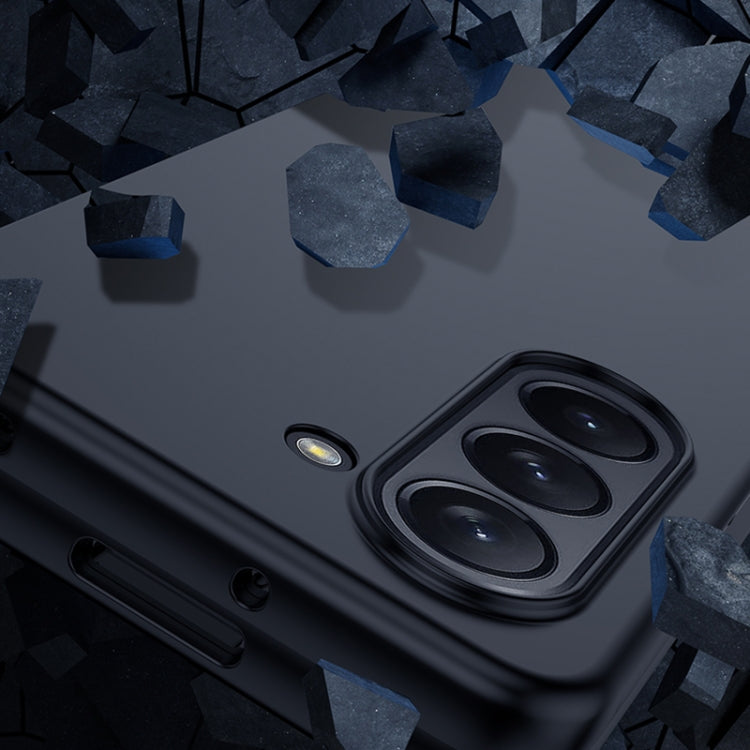 For Samsung Galaxy Z Fold5 Fuel Injection PC Skin Feel Phone Case(Black) - free shipping - PMC TechLife - Order now!