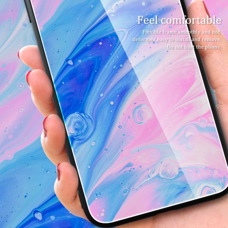 For Xiaomi Redmi Note 12 4G Global Marble Pattern Glass Protective Phone Case(Pink) - free shipping - PMC TechLife - Order now!