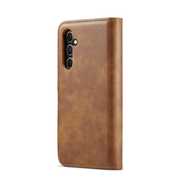For Samsung Galaxy A34 5G DG.MING Crazy Horse Texture Detachable Magnetic Leather Case(Brown) - free shipping - PMC TechLife - Order now!