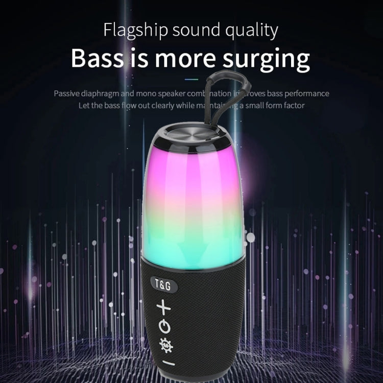 T&G TG644 5W High Power RGB Light Portable Bluetooth Speaker(Black) - free shipping - PMC TechLife - Order now!