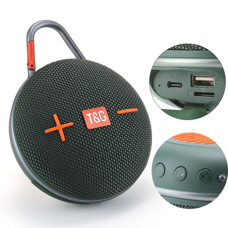T&G TG648 TWS Outdoor Mini Portable Wireless Bluetooth Speaker with LED Light(Black) - Mini Speaker by T&G | Online Shopping South Africa | PMC TechLife