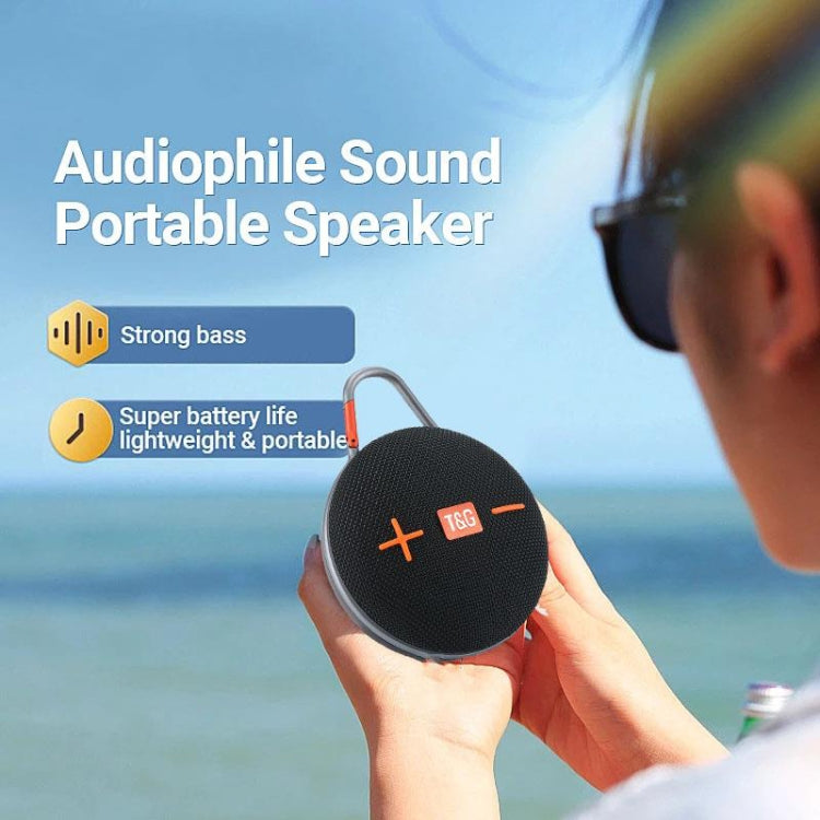 T&G TG648 TWS Outdoor Mini Portable Wireless Bluetooth Speaker with LED Light(Dark Green) - Mini Speaker by T&G | Online Shopping South Africa | PMC TechLife