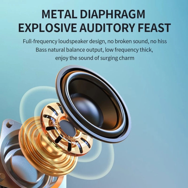 T&G TG653 TWS LED Mini Portable Wireless Stereo Sound Outdoor Speaker(Black) - Mini Speaker by T&G | Online Shopping South Africa | PMC TechLife | Buy Now Pay Later Mobicred