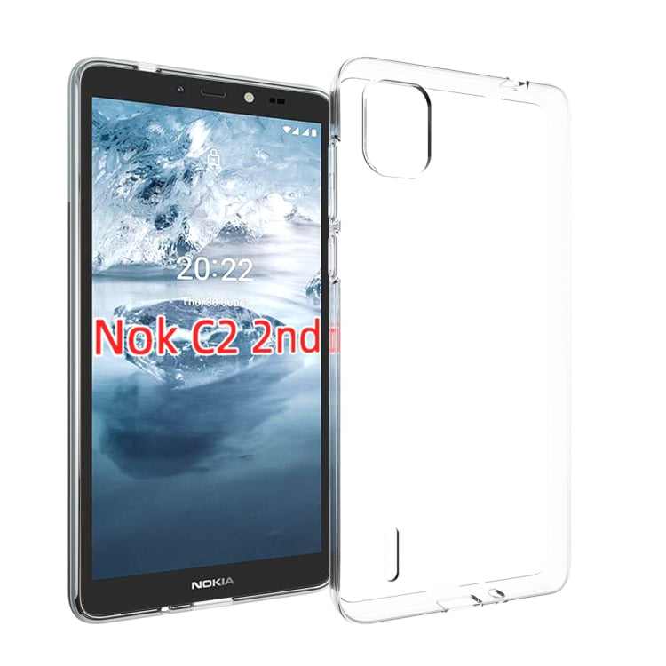 For Nokia C2 2nd Edition Waterproof Texture TPU Phone Case(Transparent) - free shipping - PMC TechLife - Order now!