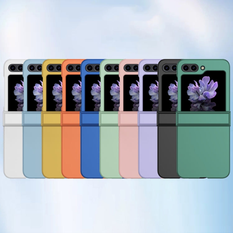 For Samsung Galaxy Z Flip5 Skin Feel PC Phone Case with Hinge(White) - free shipping - PMC TechLife - Order now!