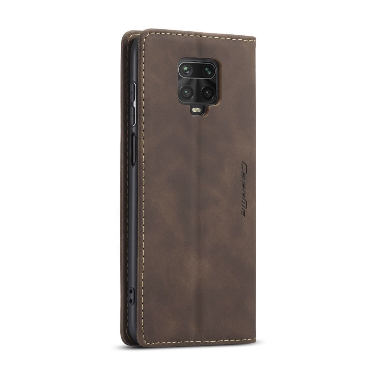 For Xiaomi Redmi Note 9 Pro/Note 9 Pro Max/Note 9s CaseMe 013 Multifunctional Horizontal Flip Leather Case, with Card Slot & Holder & Wallet(Coffee) - free shipping - PMC TechLife - Order now!