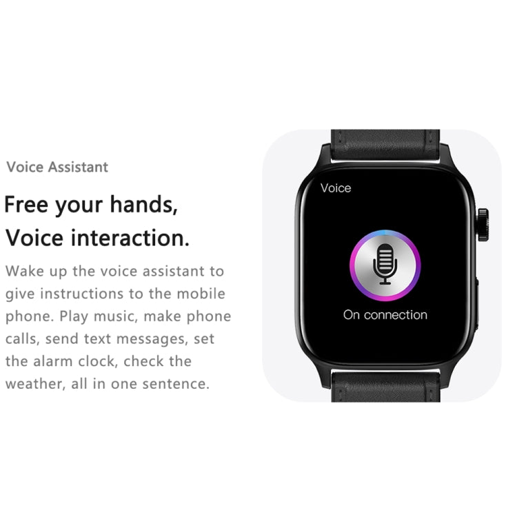 GT22 1.85 inch TFT Screen Leather Band Health Smart Watch, Support Bluetooth Call / Plateau Blood Oxygen / Body Temperature / Arrhythmia / TI Heart Rate Monitoring(Brown) -  by PMC TechLife | Online Shopping South Africa | PMC TechLife