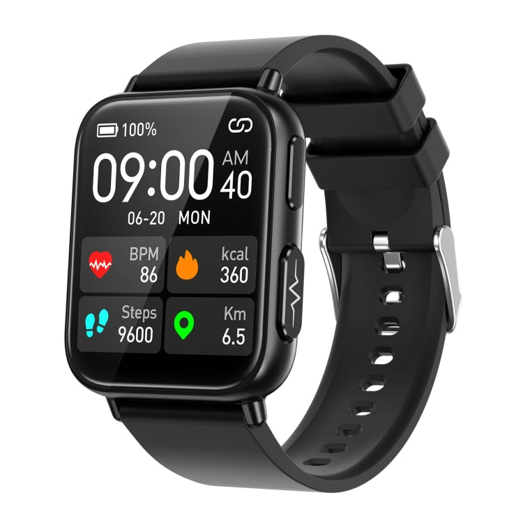 TK10 1.91 inch IP68 Waterproof Silicone Band Smart Watch Supports AI Medical Diagnosis/ Blood Oxygen / Body Temperature Monitoring(Black) -  by PMC TechLife | Online Shopping South Africa | PMC TechLife