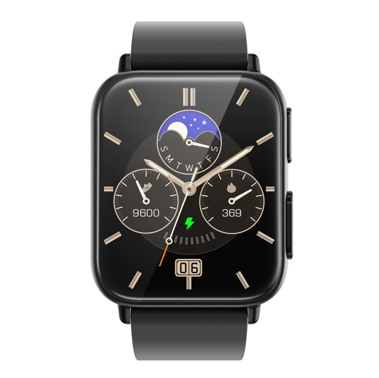 TK10 1.91 inch IP68 Waterproof Silicone Band Smart Watch Supports AI Medical Diagnosis/ Blood Oxygen / Body Temperature Monitoring(Black) -  by PMC TechLife | Online Shopping South Africa | PMC TechLife