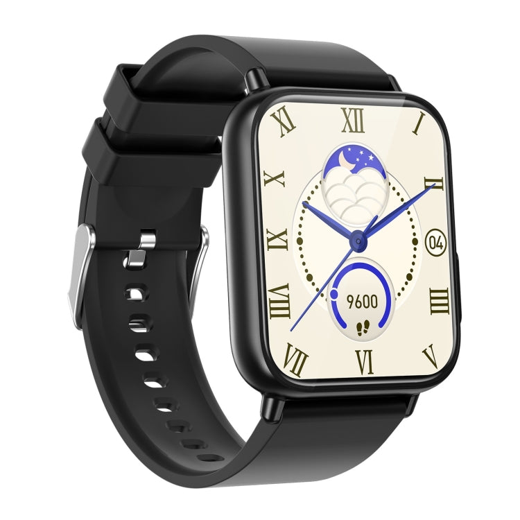 TK10 1.91 inch IP68 Waterproof Silicone Band Smart Watch Supports AI Medical Diagnosis/ Blood Oxygen / Body Temperature Monitoring(Black) -  by PMC TechLife | Online Shopping South Africa | PMC TechLife