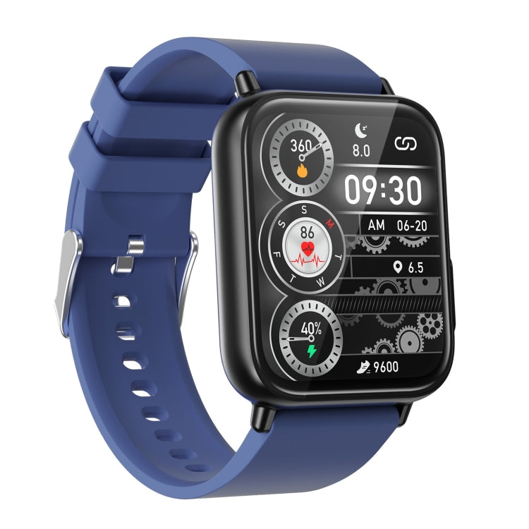 TK10 1.91 inch IP68 Waterproof Silicone Band Smart Watch Supports AI Medical Diagnosis/ Blood Oxygen / Body Temperature Monitoring(Blue) -  by PMC TechLife | Online Shopping South Africa | PMC TechLife
