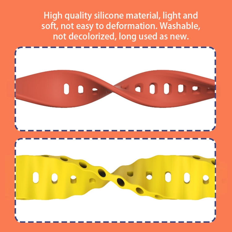 For Xiaomi Smart Band 8 Active / Redmi Band 2 Mijobs Metal Shell Ocean Silicone Watch Band(Grey Silver) - Watch Bands by MIJOBS | Online Shopping South Africa | PMC TechLife | Buy Now Pay Later Mobicred