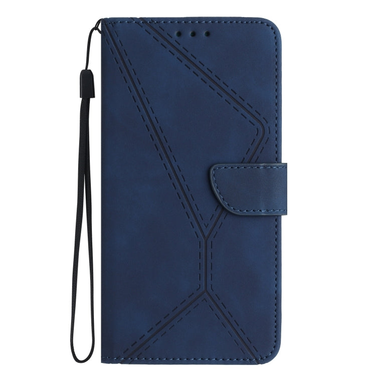 For iPhone 14 Pro Max Stitching Embossed Leather Phone Case(Blue) - free shipping - PMC TechLife - Order now!