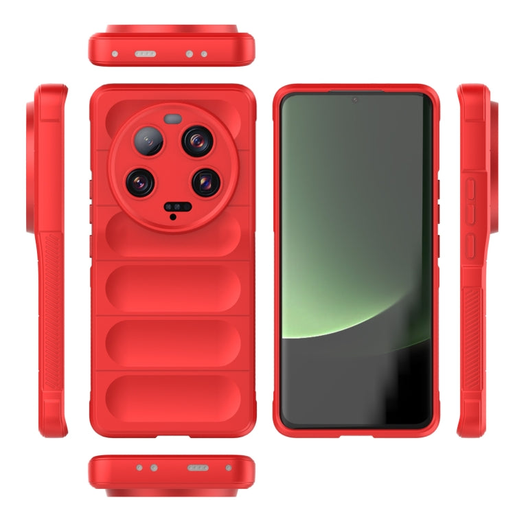 For Xiaomi 13 Ultra Magic Shield TPU + Flannel Phone Case(Red) - free shipping - PMC TechLife - Order now!