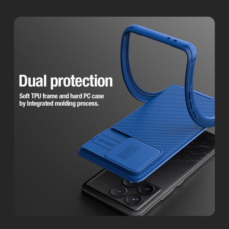 For Xiaomi Redmi K70 / K70 Pro NILLKIN CamShield Pro PC Phone Case(Blue) - Xiaomi Cases by NILLKIN | Online Shopping South Africa | PMC TechLife | Buy Now Pay Later Mobicred