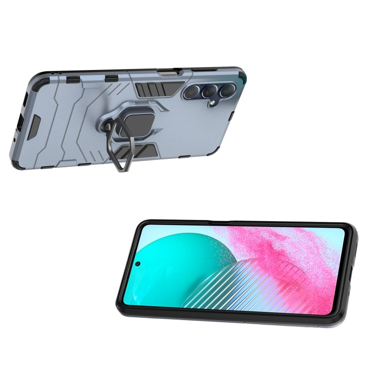 For Samsung Galaxy M54 5G Magnetic Ring Holder PC + TPU Phone Case(Navy Blue) - free shipping - PMC TechLife - Order now!
