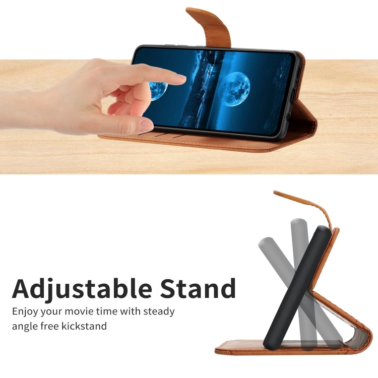 For Samsung Galaxy A32 5G Stitching Embossed Leather Phone Case(Brown) - free shipping - PMC TechLife - Order now!