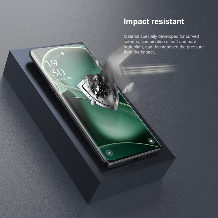 For OPPO Find X6 NILLKIN Impact Resistant Curved Surface Tempered Glass Film -  by NILLKIN | Online Shopping South Africa | PMC TechLife | Buy Now Pay Later Mobicred