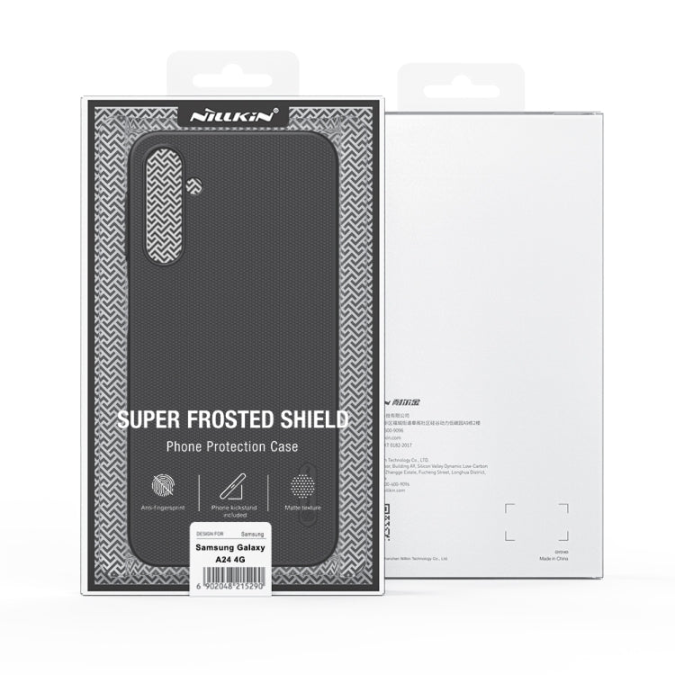 For Samsung Galaxy A24 4G NILLKIN Frosted PC Phone Case(White) - Galaxy Phone Cases by NILLKIN | Online Shopping South Africa | PMC TechLife