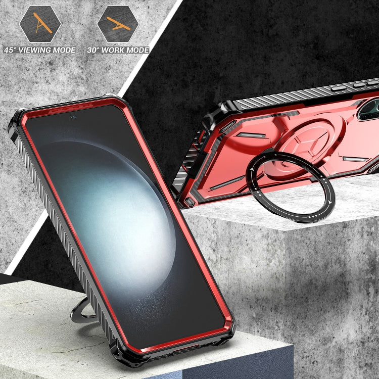 For Samsung Galaxy S21+ 5G Armor Series Holder Phone Case(Red) - free shipping - PMC TechLife - Order now!