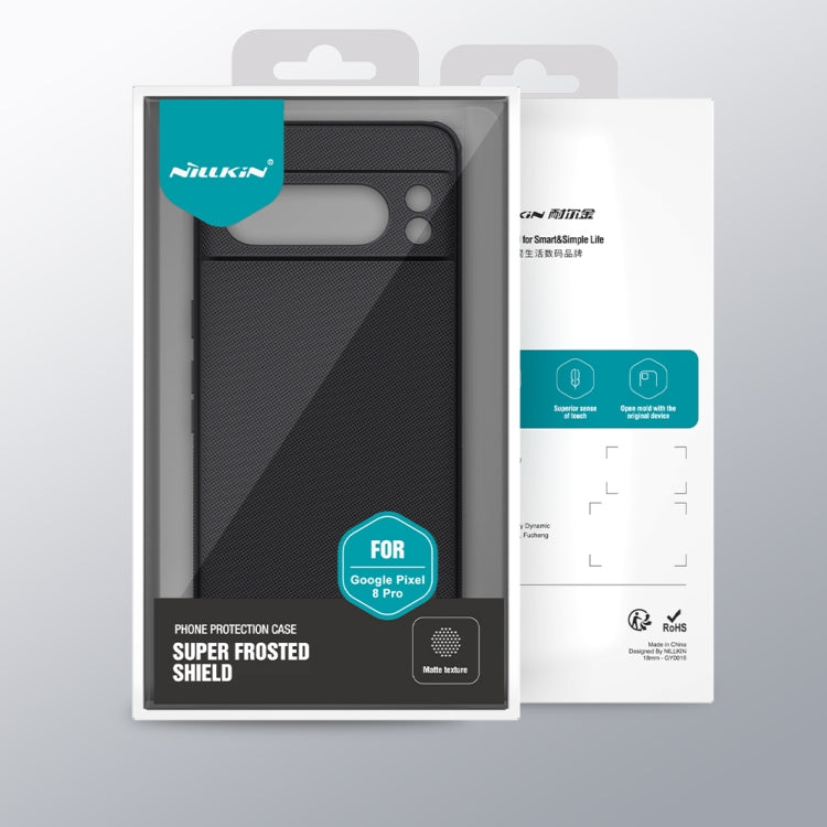 For Google Pixel 8 Pro NILLKIN Frosted Shield Pro PC + TPU Phone Case(Black) - free shipping - PMC TechLife - Order now!