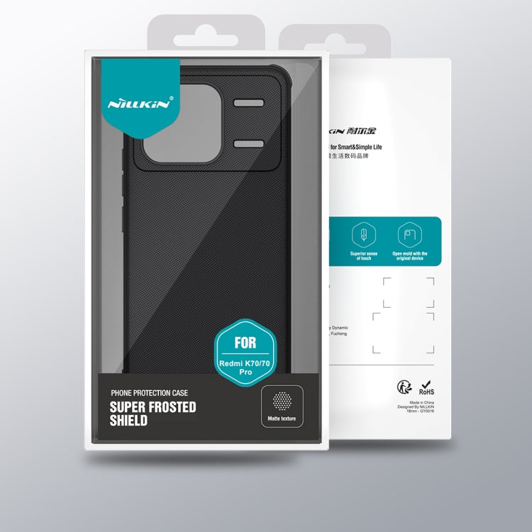 For Xiaomi Redmi K70 / K70 Pro NILLKIN Frosted Shield Pro PC + TPU Phone Case(Blue) - free shipping - PMC TechLife - Order now!