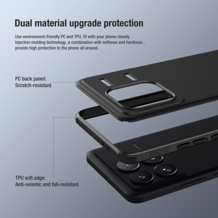 For Xiaomi Redmi K70 / K70 Pro NILLKIN Frosted Shield Pro PC + TPU Phone Case(Red) - Xiaomi Cases by NILLKIN | Online Shopping South Africa | PMC TechLife | Buy Now Pay Later Mobicred