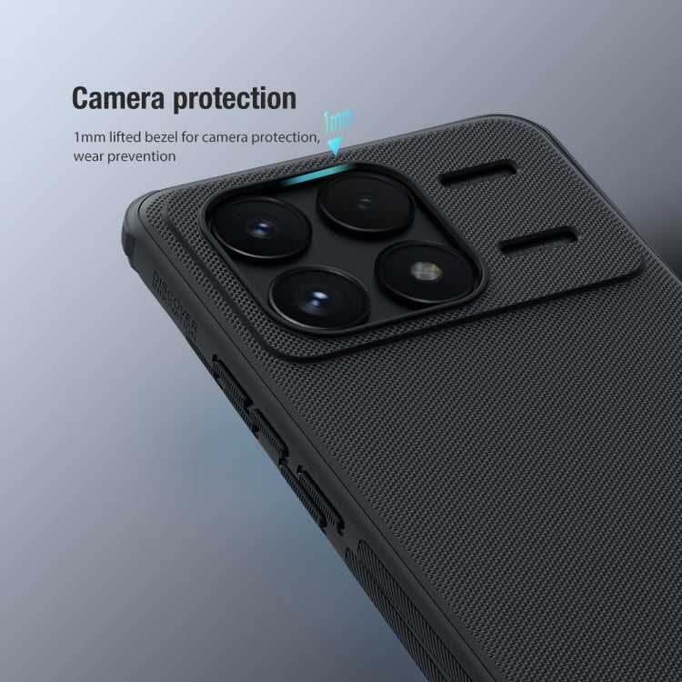 For Xiaomi Redmi K70 / K70 Pro NILLKIN Frosted Shield Pro PC + TPU Phone Case(Red) - Xiaomi Cases by NILLKIN | Online Shopping South Africa | PMC TechLife | Buy Now Pay Later Mobicred