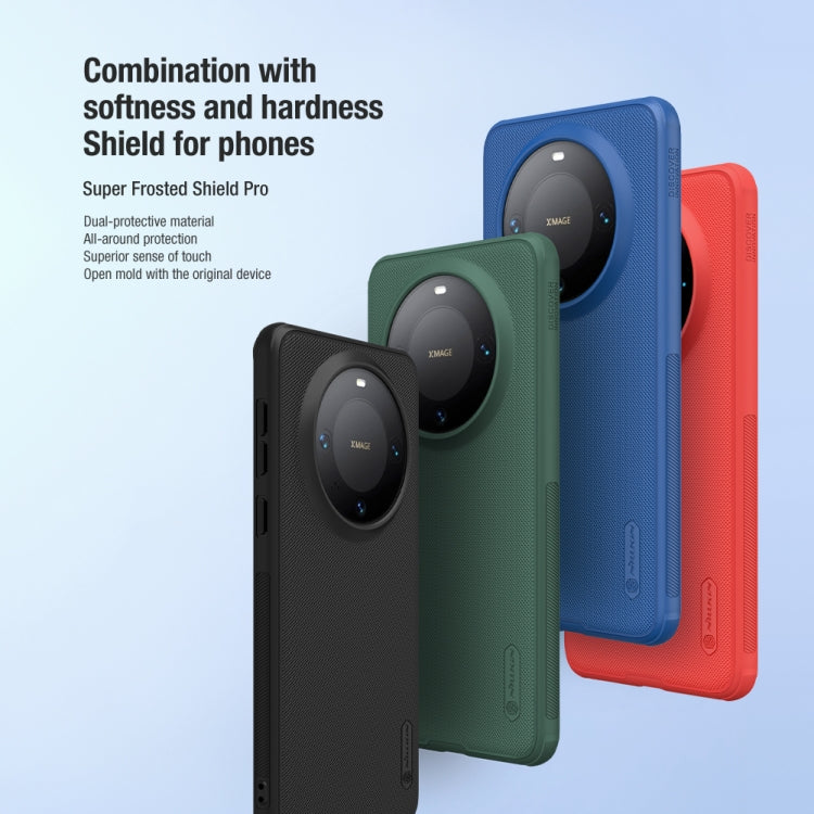 For Huawei Mate 60 NILLKIN Frosted Shield Pro PC + TPU Phone Case(Red) - Huawei Cases by NILLKIN | Online Shopping South Africa | PMC TechLife | Buy Now Pay Later Mobicred