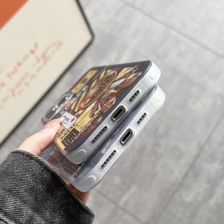 For iPhone 14 Pro Max Dual-side IMD Astronaut Frosted Phone Case(Blue Grey) - free shipping - PMC TechLife - Order now!