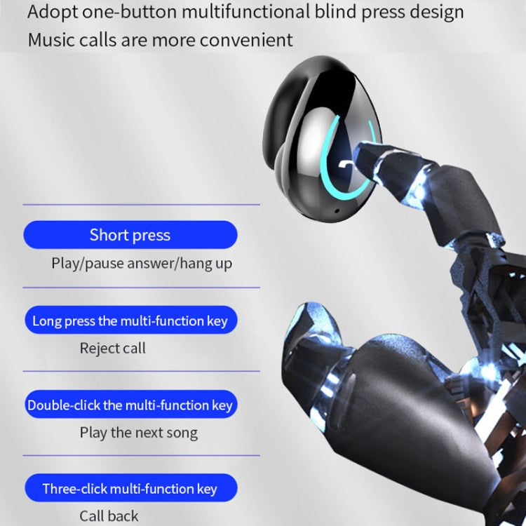 YX08 Ultra-light Ear-hook Stereo Wireless V5.0 Bluetooth Earphones(White) - Bluetooth Earphone by PMC TechLife | Online Shopping South Africa | PMC TechLife