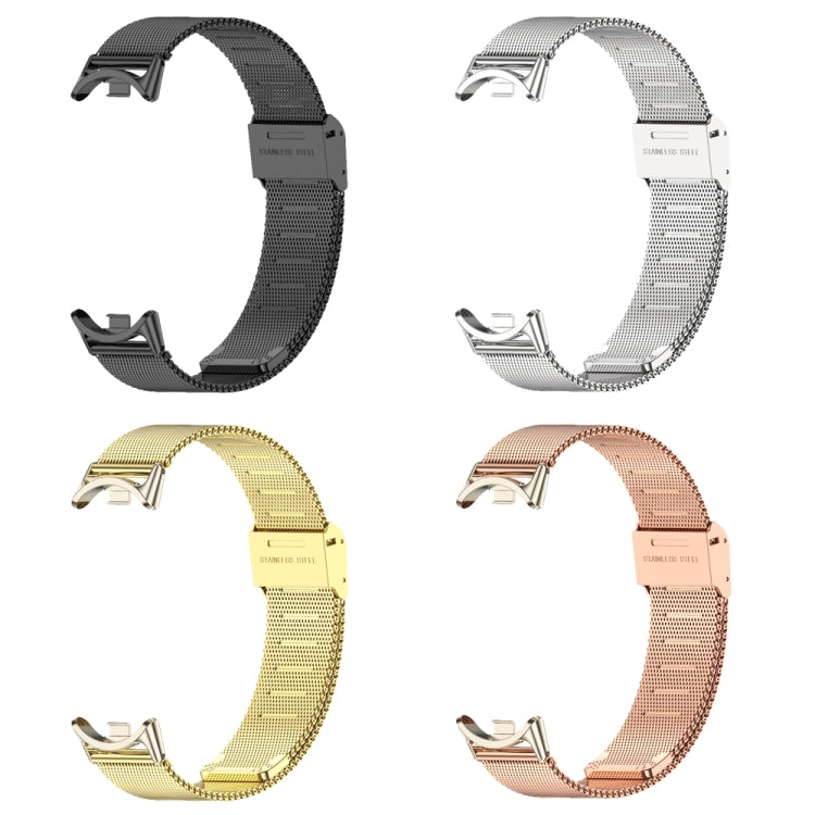 For Xiaomi Smart Band 10 / 9 / 8 Mijobs Milan Buckle Metal Stainless Steel Watch Band(Gold+Light Gold) - free shipping - PMC TechLife - Order now!