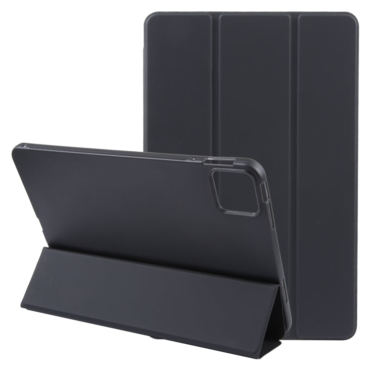 For Xiaomi Pad 6 / Pad 6 Pro Three-fold Holder Flip Tablet Leather Case(Black) - free shipping - PMC TechLife - Order now!