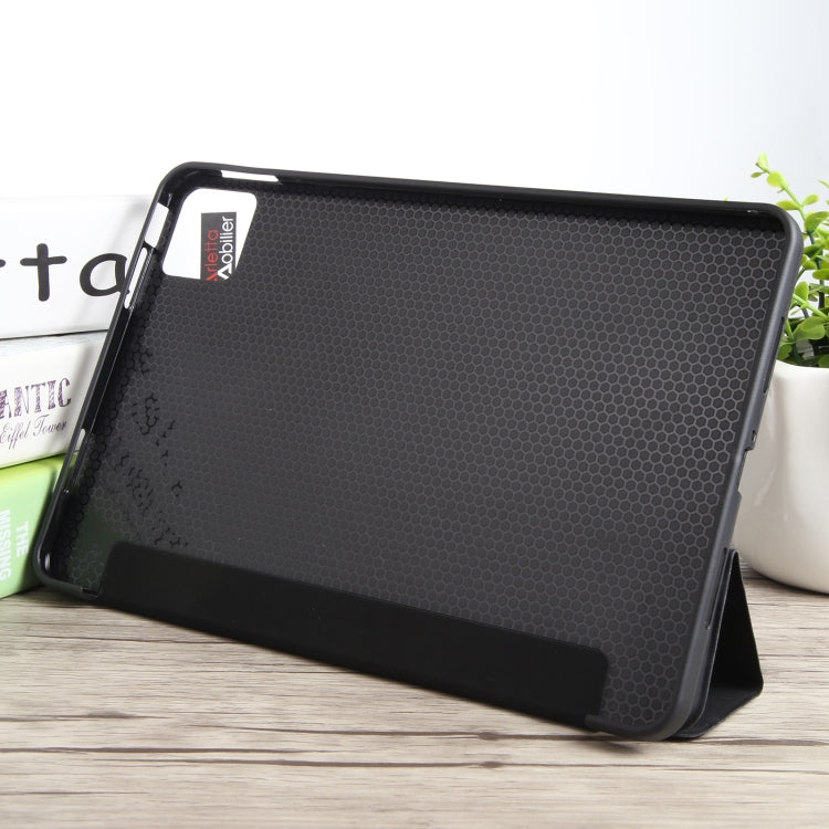 For Xiaomi Pad 6 / Pad 6 Pro Three-fold Holder Flip Tablet Leather Case(Black) - free shipping - PMC TechLife - Order now!